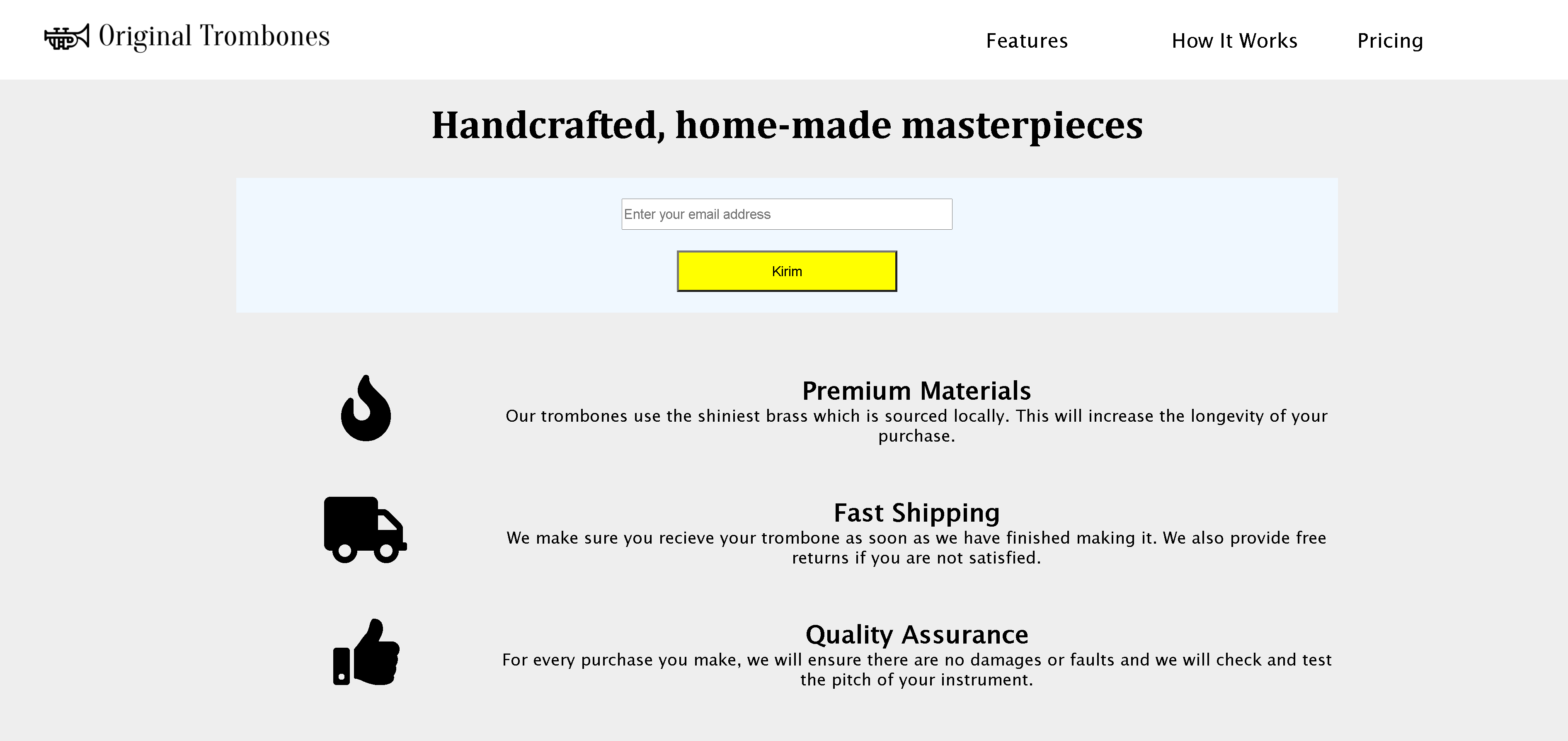 Product Landing Project