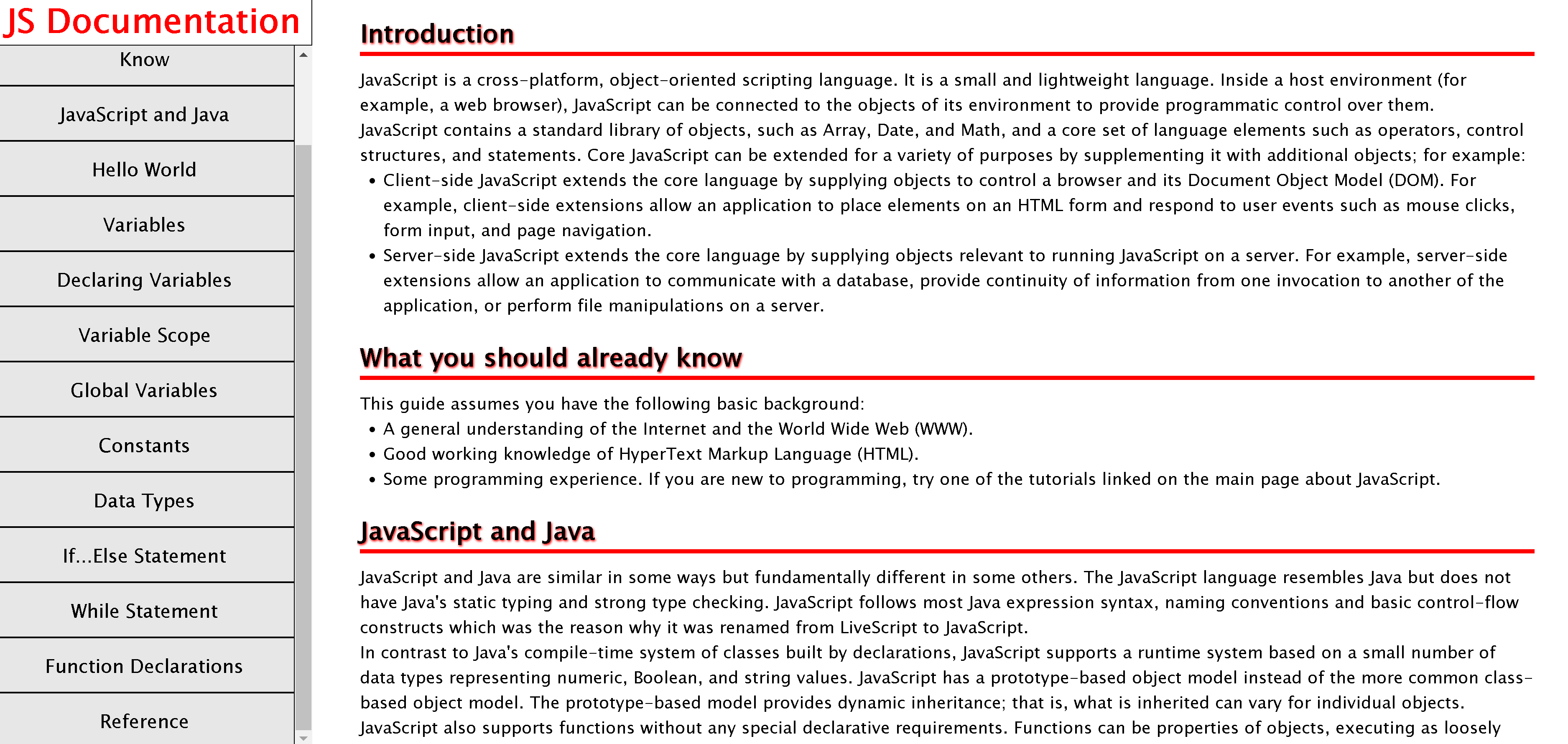 Technical Documentation Project
